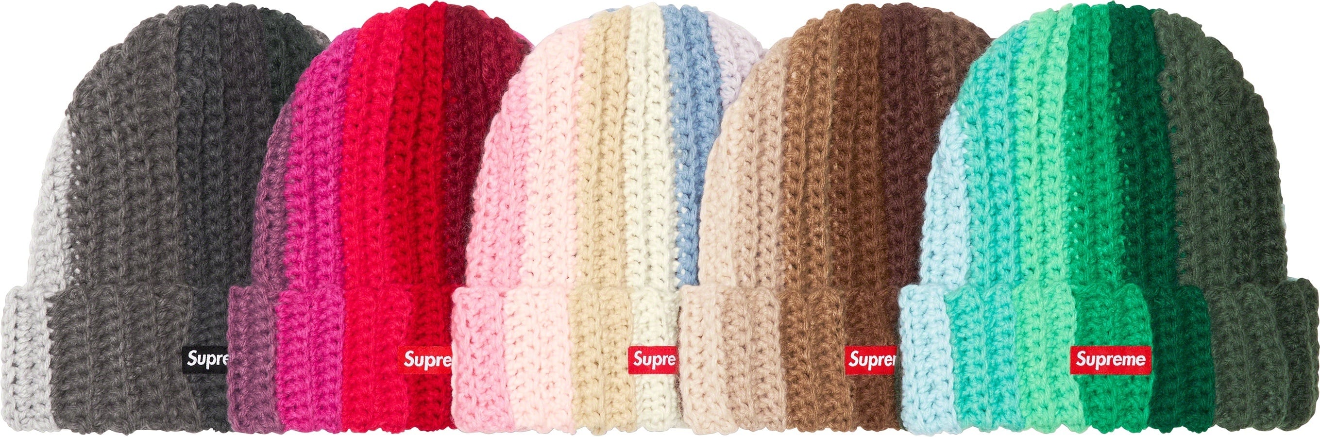 Gradient Crochet Beanie